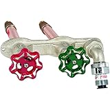 Prier C-108D12 12-Inch Hot and Cold Mixing Hydrant with 1/2-Inch MPT and 1/2-Inch SWT [並行輸入品]