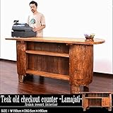 MANJA チーク 古木 レジカウンター Lama jati FUR-0359