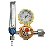Generic Argon Co2 Gas Mig Tig Flow Meter Welding Weld Regulator Gauge Welder Cga580 Fits