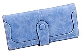 トトハウス(TOTO HOUSE) 財布 長財布　レディース　磁石ボタンウォレット (ライトブルー)