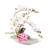 ガーデン人工シルク花Lifelike胡蝶蘭Arrangement Decor