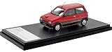 Hi Story 1/43 ダイハツ MIRA Turbo TR-XX (1985) ツートーン レッド/ブラック 完成品