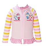 アンパンマン ラッシュガード スイムウェア 水着 日焼け対策 海水浴 キッズ 女の子 男の子 Anpanman fo-sa18 90cm ピンク