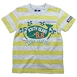 《初夏盛夏対応》 BateauBleue(バトーブルー) 天竺くじらPtボーダー半袖Tシャツ 100cm /Rm NO.AH-1651302