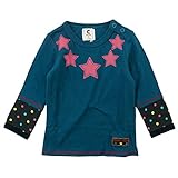 chocola(ショコラ) ガーゼ切替長袖Tシャツ 95cm /エメラルド NO.CH-1411-13019