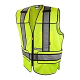 DEWALT DSV421-XL/3X Class 2 Adjustable Breakaway Vest, Large [並行輸入品]