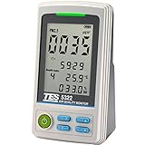 TES 5322 PM2.5 空気品質モニター ( VOCs - 揮発性有機化合物 )