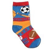 ステファンジョセフ 男の子用青スポーティーボーイカラフルGO-GOソックス,靴下,Stephen Joseph [並行輸入品]