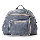 Gitta Jumbo Multi Function Baby Mom Nappy Changing Diaper Bag, Denim+Beige by Gitta