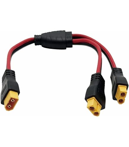 Amazon | GTIWUNG 1個 XT60オス-メスコネクターケーブル12AWG 50cm 1対