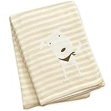 今治タオル バスタオル PONちゃん ガーゼボーダー (ベージュ)