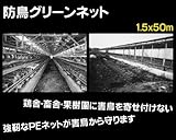 防鳥グリーンネット 1.5m×50m