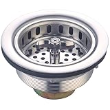 Olympia Faucets ACS-300500 Stainless Steel Spin and Seal Basket Strainer, Chrome Finish [並行輸入品]