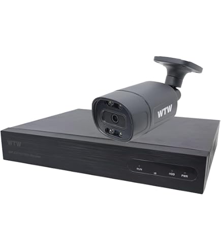 Amazon.co.jp: WTW 塚本無線 500万画素XPoEバレット型白6台セット