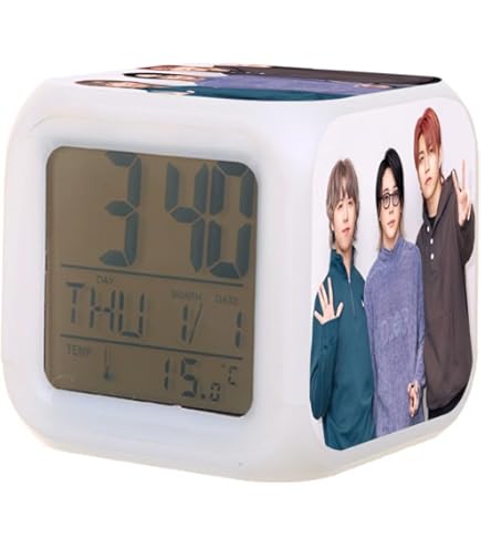 Amazon.co.jp: ミセス グリーン アップル 大森元貴3 目覚まし時計 時間