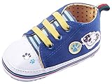 (コ-ランド) Co-land ベビーシューズ ベビー スニーカー ファーストシューズ 赤ちゃんシューズ 男の子 女の子 新生児 ズック靴 歩行練習用 ブルー 12cm