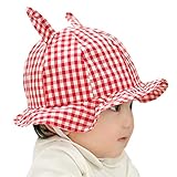 （ワボーズ） Waboats ベビー ハット 帽子 uvカット キャップ お出かけ ウサギ　耳　赤ちゃん 男の子 女の子 レッド One Size