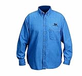 SK Hand Tool SKA100024 Sandwashed Denim Long Sleeve Shirt, X-Large, Faded Blue [並行輸入品]