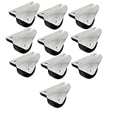 uxcell キャスター 車輪 プレート式 家具トロリー 25mm 10個入り