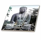 3drose Scenes from the Pastマジックランタンスライド – ヴィンテージJapanese Giant Amida Buddha kotoku-in古い日本 – タイル 8-In