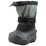 (コロンビア) Columbia Powderbug Plus II ベビー 米国 4 ブラック スノーブーツ イギリス 3 欧州の 21 [並行輸入品]