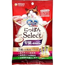 Amazon.co.jp: ユニ・チャーム 三ツ星とろリッチ腎臓3種アソート6g×18