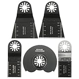 Baban ブレード カットソー・マルチツール用 5点セット お得な使用頻度の高い替刃セットスクレーパー 互換 替刃 マキタ 日立 ボッシュ カットソー 先端工具　 互換品 メタル