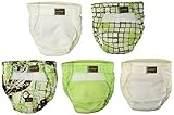 Kushies 5 Pack Washable Ultra-Lite Diaper For Infant, Neutral Print by Kushies [並行輸入品]