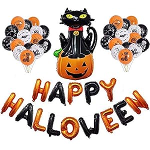 風船 ハロウィンセット アルミバルーン ラテックスバルーン パーティー ハロウィン 飾り