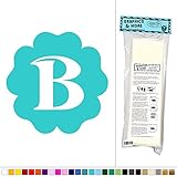 文字B in Flower初期 – Fun Kids女の子ベビー部屋 – ビニールステッカーデカール壁アート装飾 グリーン 061116W5343_Turquoise