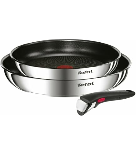 調理器具 T-fal Ingenio Neo IH Stainless Emotion Tefal Ingenio Emotion Induction Non-Stick Stainless Steel 4 Piece