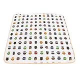 MagiDealノンスリップ正方形再生マット/ラグfor Kidsベビークロールラグカーペットインドアアウトドア再生テントパッドソフト& Thick – フクロウ動物パターン