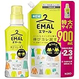 【Amazon.co.jp 限定】【まとめ買い】エマール(EMAL)洗濯洗剤 液体 リフレッシュグリーンの香り 本体500ml+詰め替え90