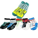 ［キロフライ］kiloflyベビー非スキッドスニーカーソックス、6ペア、 6 -18ヶ月用