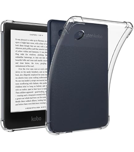 Amazon.co.jp: Kobo Clara Colour/BW クリアケース スリム | クリア