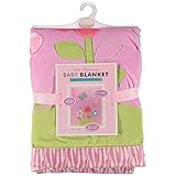 Little Beginnings Butterfly Daisy Minky Blanket by Little Beginnings