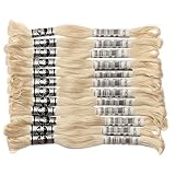 DMC アブローダー 刺繍糸 30番 長さ40ｍ 12束入 #ECRU ホワイト系 DMC10730B