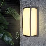 Lightess　LED ラケットライト 防水 室外照明　ウォールライト 門扉用ライト アウトドアライト led 壁掛け照明 軒先/庭先/玄関周り 8W ブラック