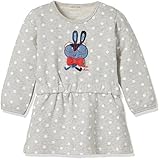 【秋冬物】 CHILD CHAMP(チャイルド チャンプ) スラブ裏毛ドット柄ウサギワンピース 90cm /GY NO.C-86153801