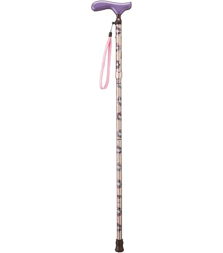 品番：HK-24　 ハローキティ　折りたたみステッキ  杖　9,900円（税込） 愛杖 キャラクターシリーズ ハローキティ 折りたたみステッキ HK-24