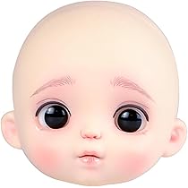 Amazon.co.jp: YMY Ob11 オールヘッドメイク ガラスアイ付き オビツ 