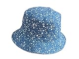 Yuelian(TM) バケットハット 星柄　帽子 子ども キッズ ベビー 日よけ帽子 UVカット キャップ (頭周り 48CM)