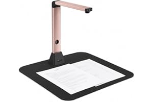 iOCHOW スキャナー ドキュメントスキャナー a3 a4対応 非破壊 書画カメラ 高速 スキャン 1800万画素 OCR Windows対応 | pdf対応 自動補正 コンパクト 折りたたみ オーバーヘッドスキャナー LEDライト3段階 130言