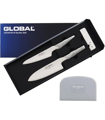 Amazon | Global SAI ナイフ3点セット - 7 1/2インチ 三徳 6インチ