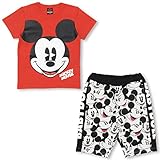 ベビードール ディズニー キャラセットアップ(Tシャツ/ハーフパンツ 2点セット) 子供服 DISNEY Collection 90cm ミッキー