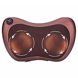 Msmask 8つのヘッド戻るヒートマッサージ枕指圧首の痛みを軽減する車ショルダー