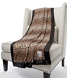 リトルジラフ 大人用ブランケット Luxe (大判ひざかけサイズ) レオパード lg0024-14 【正規代理店輸入】