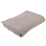 Under The Nile Cable Knit Blanket - Cocoa by Under the Nile
