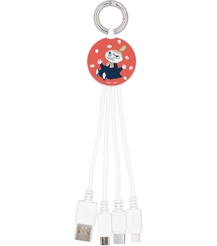 Amazon.co.jp: グルマンディーズ ムーミン マルチ充電ケーブル