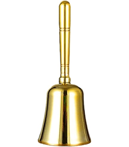 Amazon | ハンドベル 呼び鈴 ディナーベル 真鍮 ディナーベル 手振り